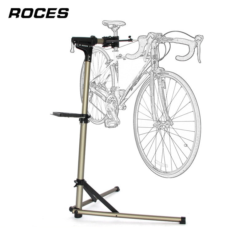 Soporte de bicicleta plegable ajustable, soporte profesional de reparación de bicicletas de aleación de aluminio, herramientas profesionales de reparación de bicicletas, bicicleta de ciclismo H