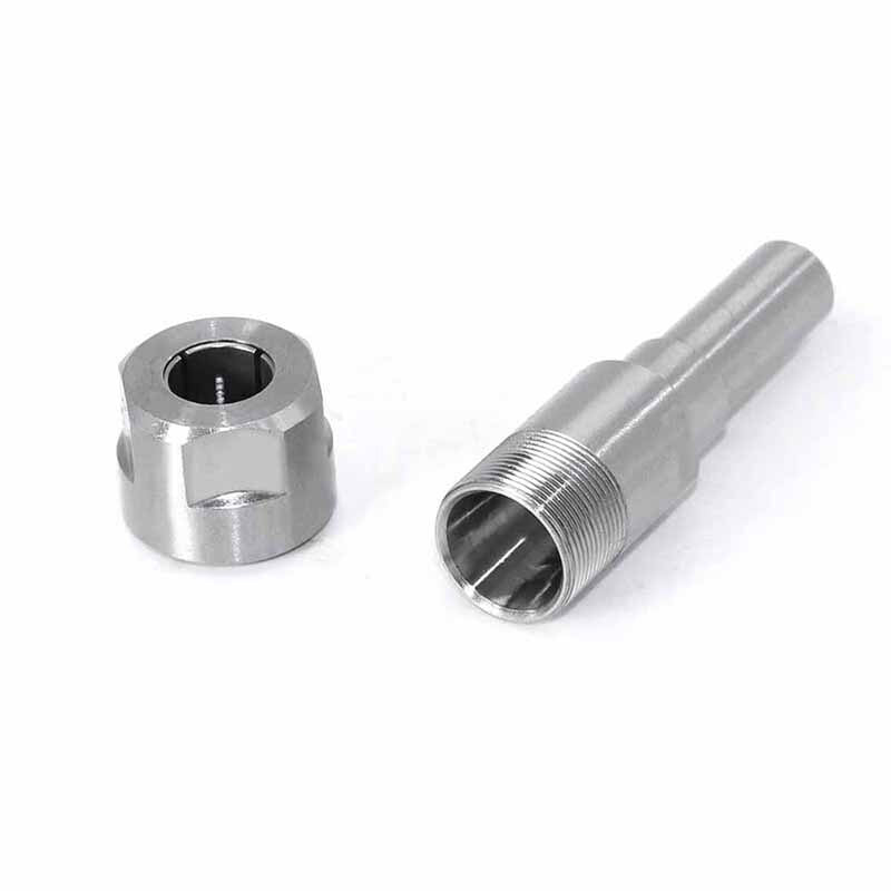 1/4 "8mm 12mm 1/2" Schaft Fräser Verlängerungsstange Konverter Spannzange Graviermaschine Zubehör für Holzfräser