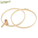 Looen Embroidery Hoop Embroidery Stand Hoop Wood Embroidery and Cross Stitch Hoop Set Ring Frame Adjustable Sewing Tools 1pc