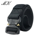 Military Equipment Combat Tactical Belts for Men Army Training Nylon Metal Buckle Waist Belt Outdoor Hunting Waistband