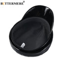 BUTTERMERE Patent Leather Military Style Cap Ladies Black Sailor Hat Woman Captain Cap Autumn Winter High Fashion Hats