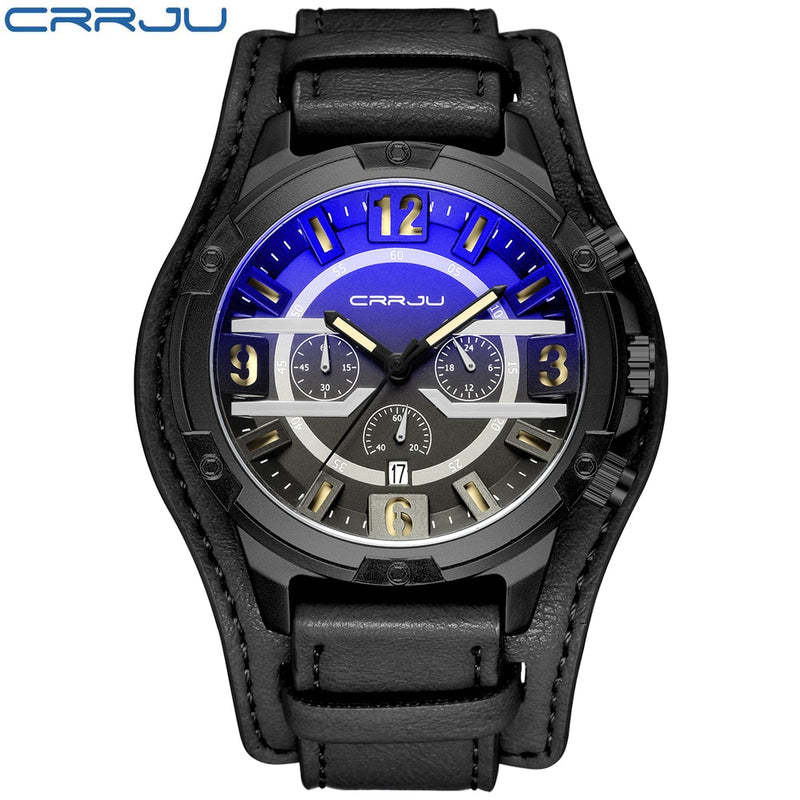 CRRJU 2021, nuevos relojes de moda para hombre con acero inoxidable, marca superior, cronógrafo deportivo de lujo, reloj de cuarzo para hombre, reloj Masculino