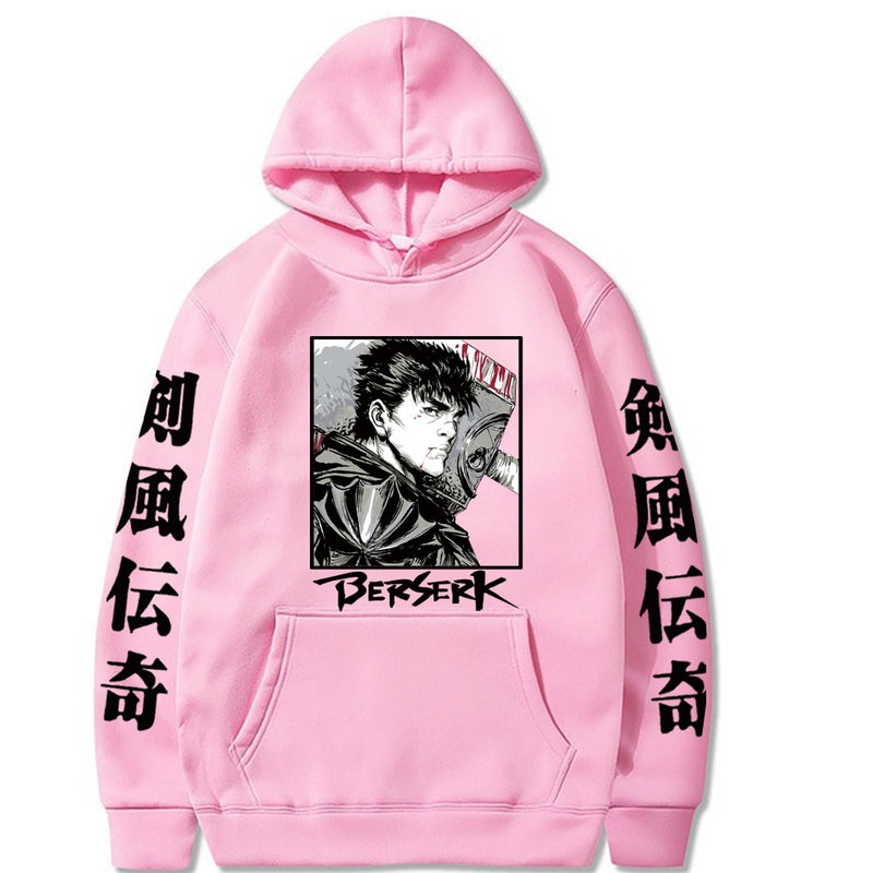 Hot Anine Berserk Hoodie  Loose Casual Hip Hop Man And Woman Cloths