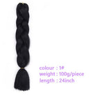 Black Star Hair Ombre Jumbo Braiding Hair Extensions 24 Inch Twist Braids Synthetic Hair Fiber for Twist Braiding for Women
