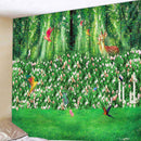 Plant Flower Wall Tapestry Wall Hanging Large Size Wall Tapestry Cheap Hippie Boho Wall Tapestries Mandala Fabric