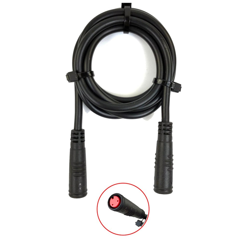 Julet 9mm Basisstecker 2 3 4 5 6Pin Kabel Wasserdichter Stecker für Ebike Bafang Display Pin Optionales Kabel Ebike Zubehör