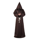 Plague Doctor Christ Costumes Men Monk Cosplay Plague Doctor Mask Steampunk Robe Priest Horror Wizard Halloween Witch  Women