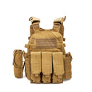 Men Military Tactical Airsoft Vest Paintball Multicam Camouflage Hunting Vest Assault Shooting Vests Outdoor Clothes Molle Gear