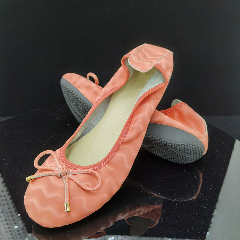 Ballerina Ballerinas für Damen Übergröße 40 41 42 43 44 Lässige Ballerinas mit breiter Breite für Damen Flache Schuhe zum Hineinschlüpfen