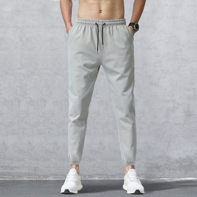 Pantalones deportivos para hombre 2021, pantalones de verano para hombre, pantalones con lazo para los pies, pantalones holgados para jóvenes, pantalones de chándal de marca, ropa para hombre, pantalones para hombre