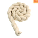 Parachoques de nudo para bebé de 1M/2M/3M/4M en la cama, almohada para recién nacido, cojín para cuna, parachoques para cuna, Tour De Lit Bebe Tresse