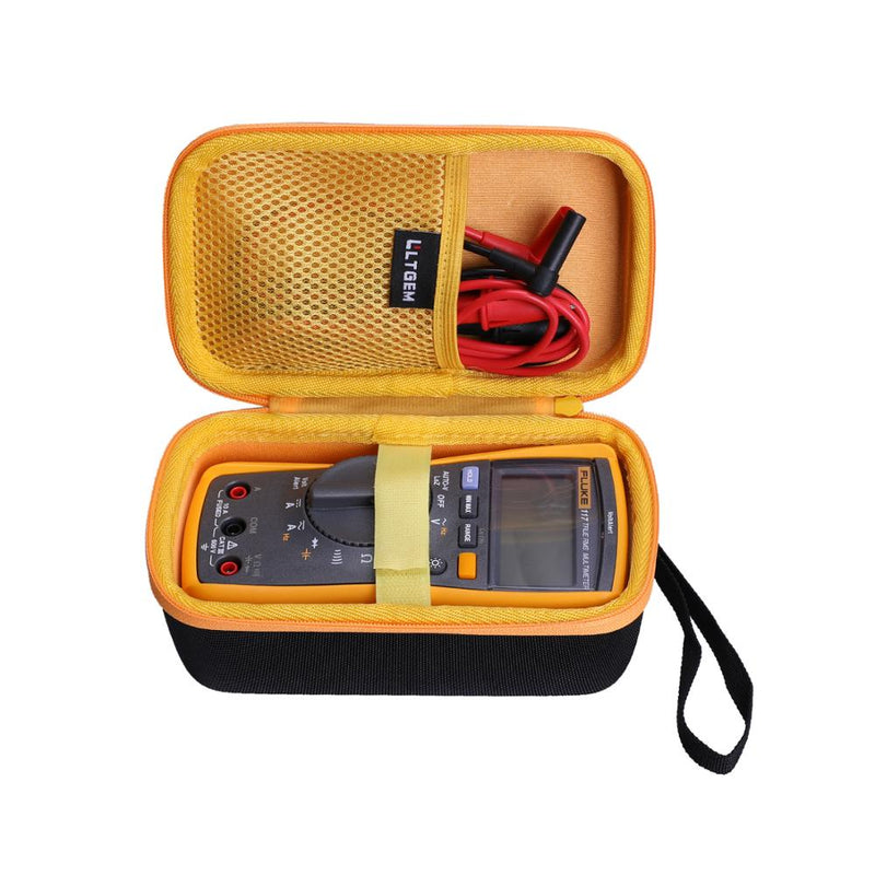 LTGEM Waterproof EVA Hard Case for Fluke 117 Electricians True RMS Multimeter