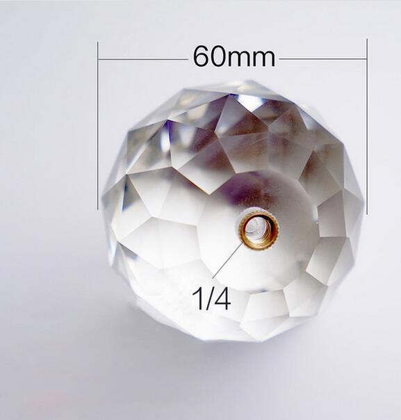 DIY Photography Crystal Ball Optical Glass Magic Photo Ball with 1/4&#39;&#39; Glow Effect Decorative Photography Studio Accessories