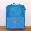 3-lagige Reise-Schuhtasche, tragbarer Organizer, Aufbewahrungstasche, 3 Paar Schuhe, passend für Trolley, Reisegepäck, Handtasche XA48C