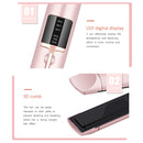 Cordless Mini Hair Straightener Curler Ceramic Fast Heating Plate Flat Irons Negative Ion Straighting Styling Tool USB Charging