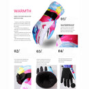 Wild Snow Brand New Ski Gloves Women Warm Winter Waterproof Snowboarding Gloves Snowmobile Riding Motorcycle Gloves