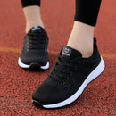 Women Shoes Flats Fashion Casual Sneaker Walking Woman Comfort Lace-Up Mesh Breathable Female Outdoor Zapatillas Mujer Feminino