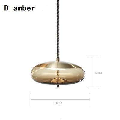 Modern BROKIS Knot Glass LED Pendant Lights Dine Rope Ceiling Chandelier Hanging Lamp Designer Cafe Bar Light Fixtures Drop Ship