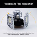 Goodland LED Lamp E27 LED Bulb 60W 80W 100W Garage Light 110V 220V Deform Light For Workshop Warehouse Factory Gym