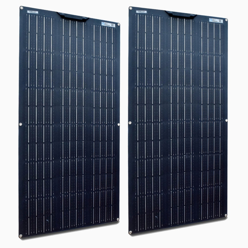 XINPUGUANG 2pcs 18v 100 WATT flexible solar panel Module 200W with controller for 12V 24V battery car RV home charging