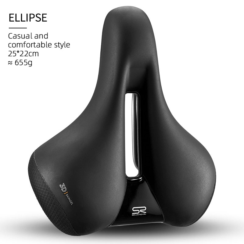 SELLE ROYAL MTB Bike Bicycle Saddle Rail Hollow Breathable Absorption Rainproof Soft Memory Sponge Bike Cycling Seat Saddle