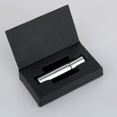 50 unids/lote 10ml caja de embalaje botella de aceite esencial botella de bola de rodillo de acero inoxidable botella de vidrio de Perfume cosmético de viaje