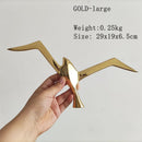 Lujo americano cobre puro creativo pájaro gaviota paloma colgante decoración de pared Retro Industrial ornamento sala de estar gaviota