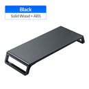 ORICO Aluminum Monitor Stand Riser Wood Computer Universal Desktop Holder Bracket Organizer for PC Laptop MacBook Home Office
