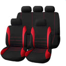 Car Seat Cover Fit Most Car Truck SUV or Van Breathable Auto Cushion Protector Polyester Cloth Universal Interior Accessories