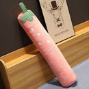 Cartoon Fruit Long Sleep Support Pillow Simulation Vegetable Carrot Plush Toys Doll Pregnant Body Neck Pillow Soft Cushion Gift