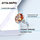 Zultanite изменение цвета 925 Sterling Silber Design Fine Jewelry Erstellt Zultanite Color Change Stone Ring für Frauen