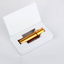 50 unids/lote 10ml caja de embalaje botella de aceite esencial botella de bola de rodillo de acero inoxidable botella de vidrio de Perfume cosmético de viaje