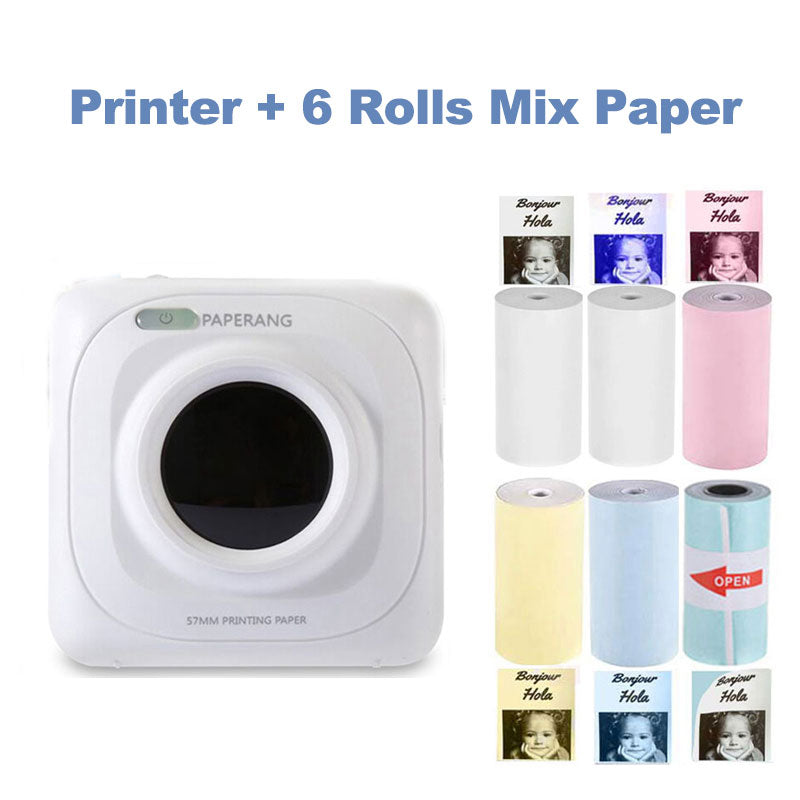 PAPERANG Mini Thermal Bluetooth Printer Portable Photo Pictures Printer for Mobile Phone Android iOS Impresoras Fotos Gift