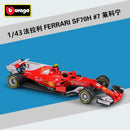 Bburago 1:43 2021 F1 Mercedes-AMG W12 44 # Lewis Hamilton 77 # Valtteri Bottas Fórmula uno Simulación aleación súper juguete modelo de coche