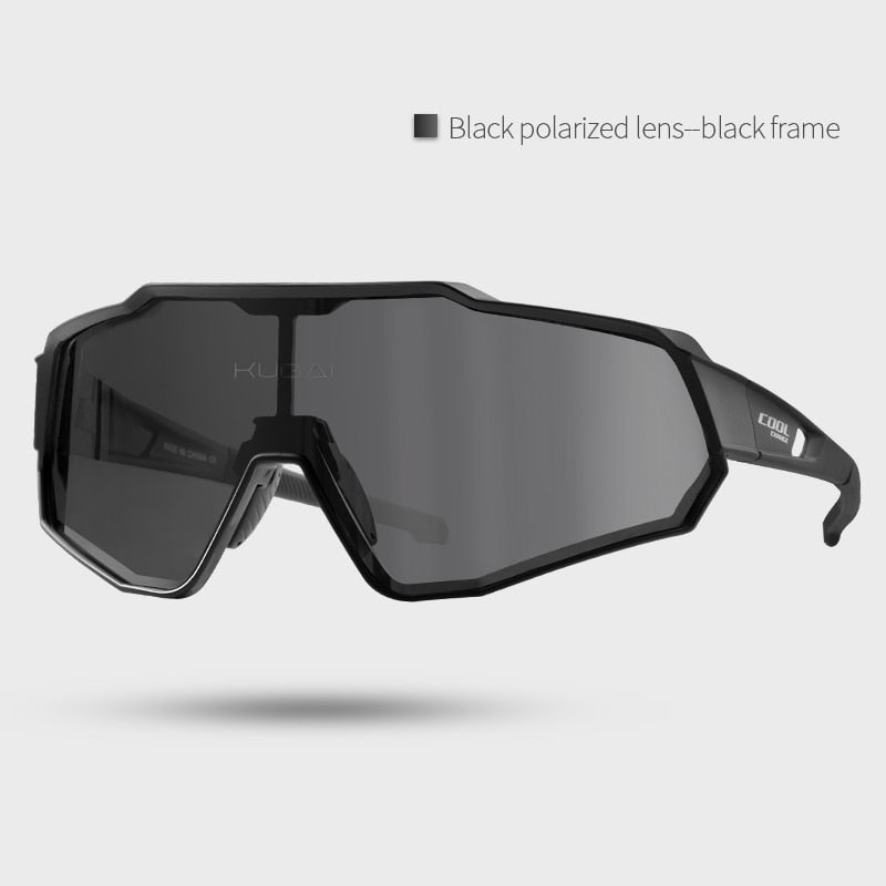 CoolChange Polarisierte Fahrradbrille Laufen Reiten UV400 Fahrrad Sonnenbrille Outdoor Sport MTB Fahrradbrille Brillen Herren Damen