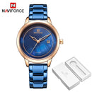 NAVIFORCE Luxury Brand Quartz Watches Women Fashion Sinple Date Waterproof WristWatch Ladies Gift Clock Relogio Feminino 2019