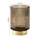 Nordic Home Dressing Table Decoration Makeup Storage Box Organizer Cosmetic Containers Glass Pen Holder Caja De Cosmeticos