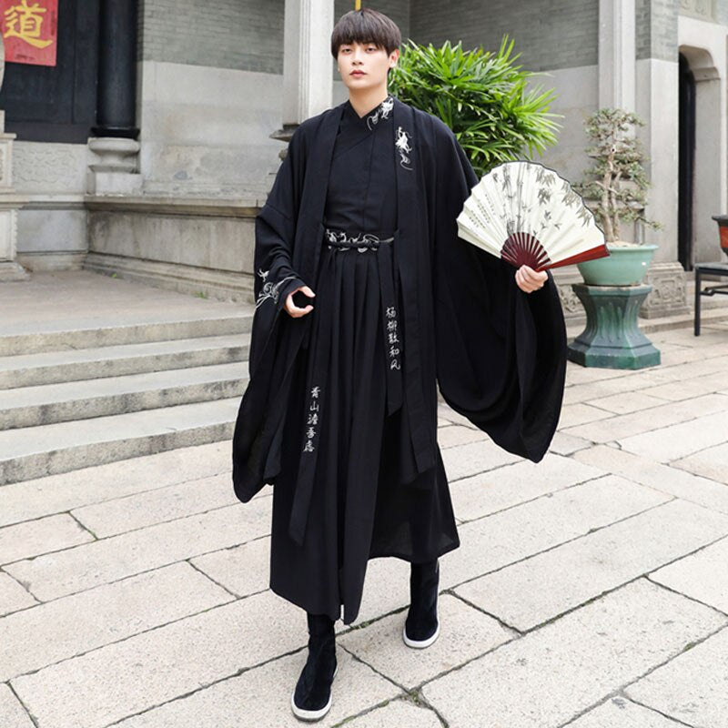 Large Size Women Traditional Hanfu Dress Man Han Dynasty Costume Couple Chinese Ancient Swordsman Clothing Male Kimono Tang Suit