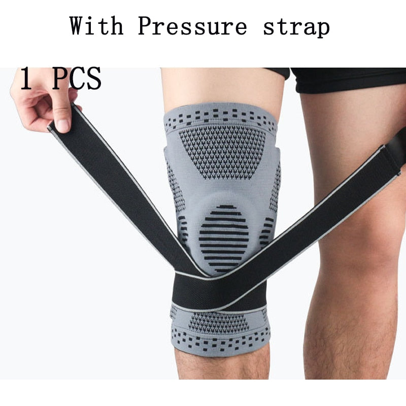 1PCS Knee Pads Compression Fitness Kneepad Running Basketball Knee Support Sports Brace Sleeve Volleyball Patella Protect Guard