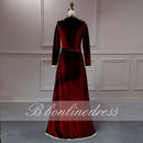 Bbonlinedress Dubai Evening Dresses Appliques Beaded Muslim Prom Dress Two pieces Arabic Caftan Formal Gowns vestido de festa