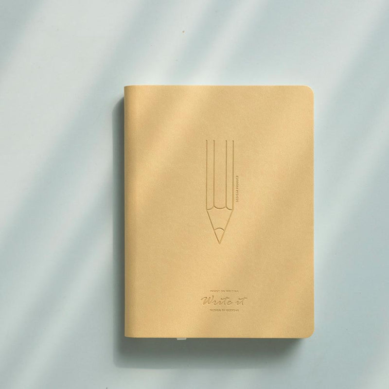 MINKYS 2021 Soft PU Leather 136 Sheets A5 Blank Journal Notebook Diary Planner Agenda Sketchbook Kawaii School Stationery