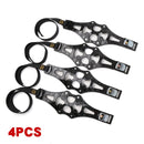 4pcs/8pcs Car Tyre Snow Chains Snow Roadway Safety Adjustable Anti-skid Safety Double Snap Skid Wheel Tire TPU Chains