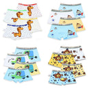 12Pcs/Lot Cotton Underwear For Boys/ Cute Cartoon Baby Boxer/ Children Underpants Shorts 2-10Y