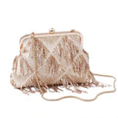 Fashion Lady Tassel Shoulder Bag Fashion Sequins Women Clutch Bag Female Metal Chain Handbag Party Purse Hasp Small bolsos X13H