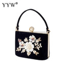 YYW Crystal Clutches Bag Party purse Women Evening Bags Handbag crossbody messenger bags wedding Purse Fashion Designer Chain