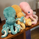 Simulación de pulpo de peluche Peluches Grandes Animal Crossing Juguetes rellenos animales de peluche almohada decoración del hogar Juguetes Para niños