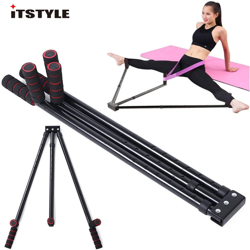 Camilla de 3 barras para piernas, dispositivo de extensión dividida para piernas, soporte para piernas de hierro, Yoga, ejercicio, artes, gimnasio, flexibilidad, equipo de estiramiento