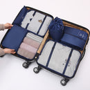 RUPUTIN 7 unids/set organizador de equipaje de viaje bolsa de almacenamiento de ropa bolsa de aseo cosmética impermeable de alta calidad accesorios de viaje