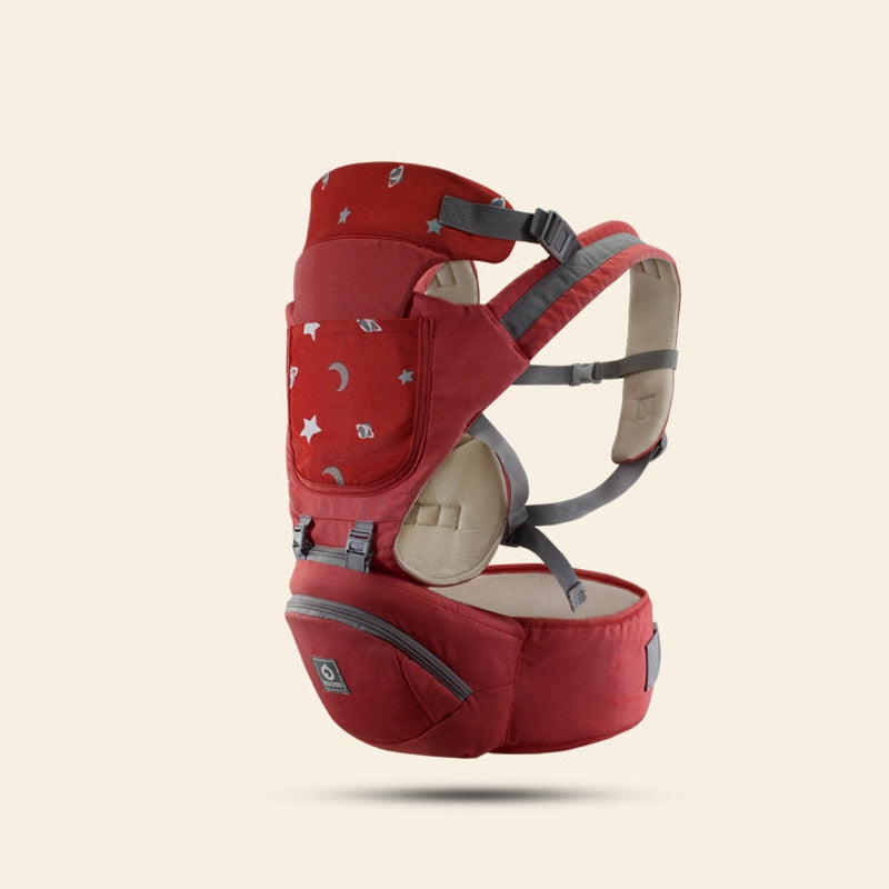 Portabebés ergonómico JMSC, portabebés ergonómico para chico, asiento de cadera, portabebés, mochilas de viaje para exteriores, canguro frontal, 0-36 meses