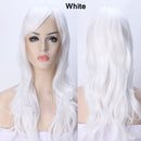 S-noilite Synthetic 28colors 22inch Loose Wave Wigs Halloween Cosplay Wig Blue Red Pink Grey Purple Hair Wig Cosplay for party